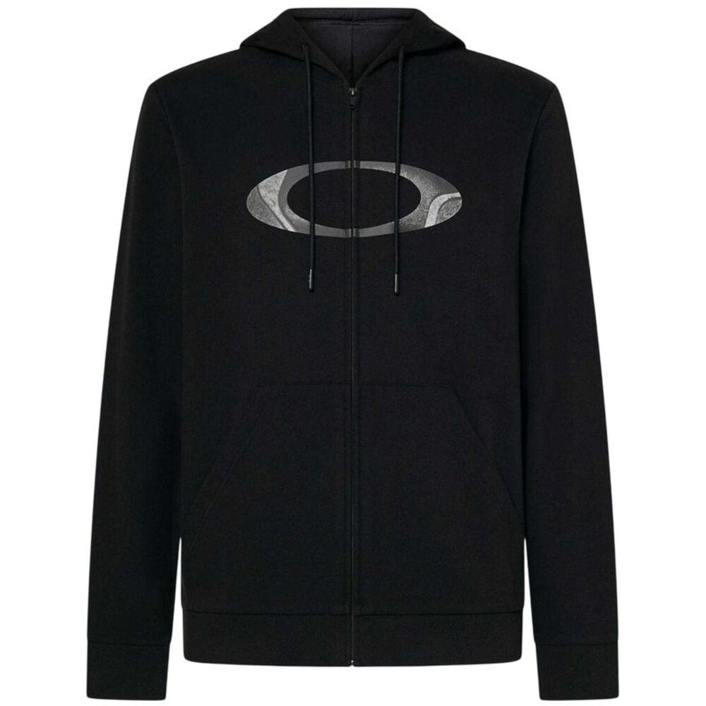 Oakley Mens Ellipse Full Zip Hoodie / Blackout